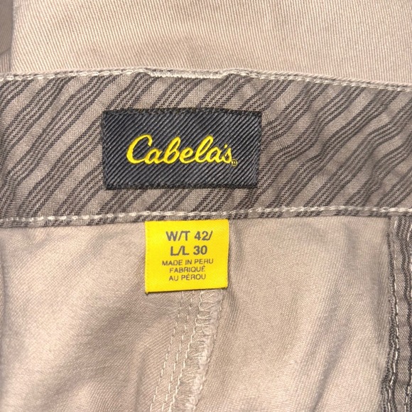 Cabela's Other - Tan Pants Cabela's Mens Size 42x30 Beige Cotton Blend Chino Golf Work Casual